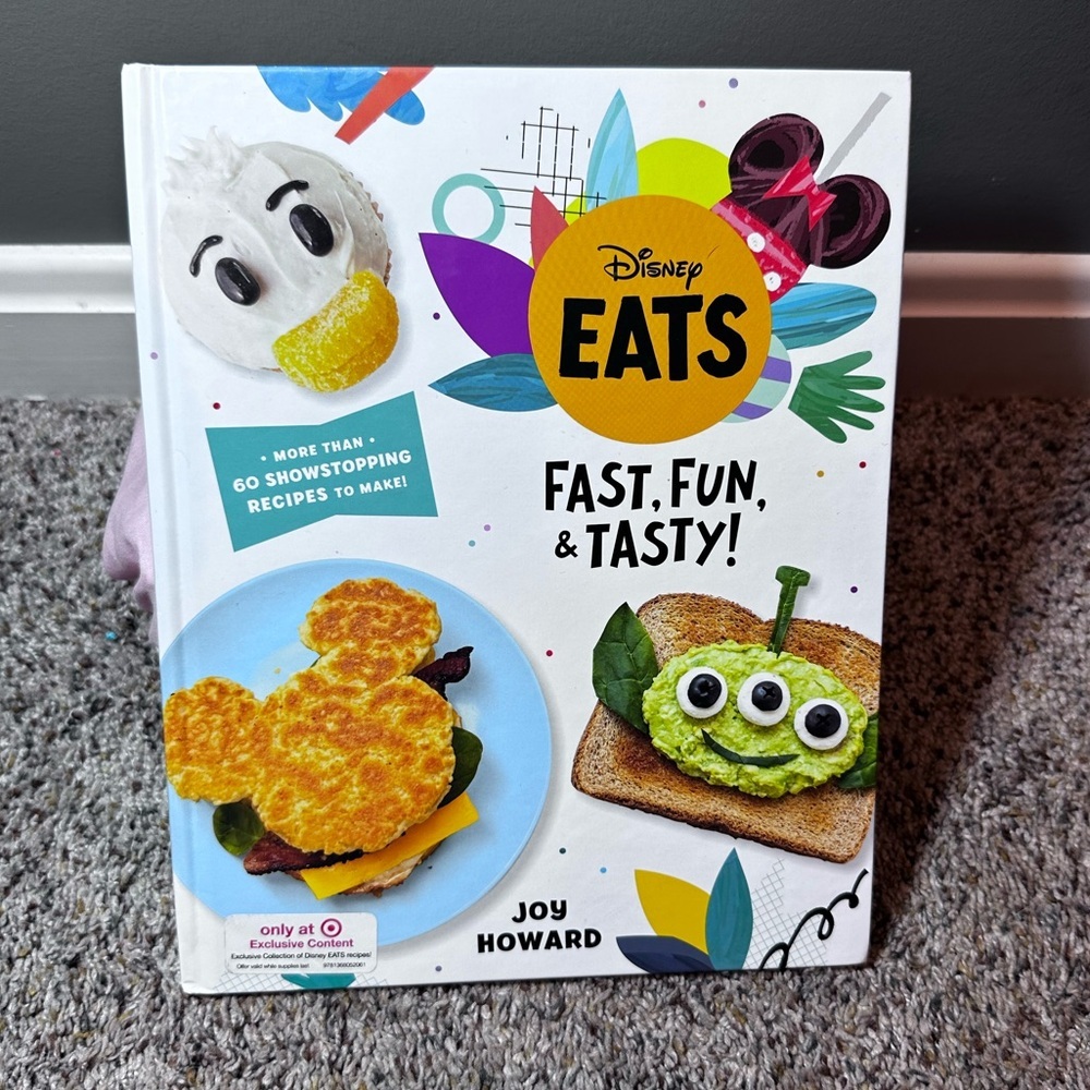 Disney Eats Cookbook with Colorful Designs Kids Cookbook 60+ Recipes